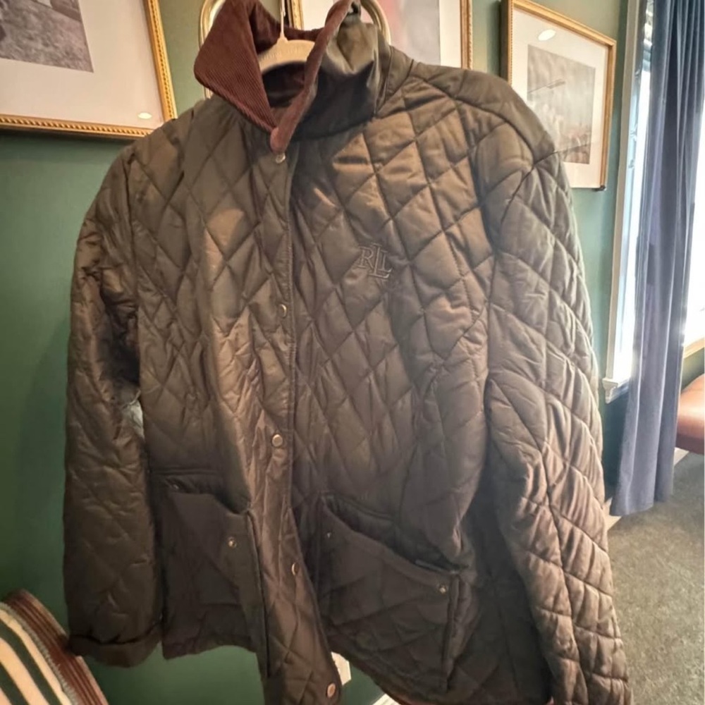Ralph Lauren Quilted Green Jacket